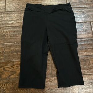 Croft & Barrow Stretch Capris 12 regular (black)